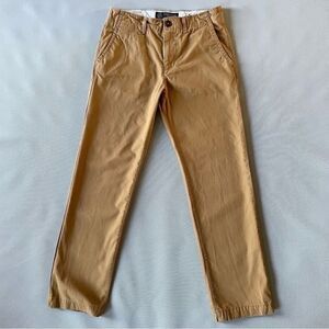 American Eagle Tan Original Straight Khaki Chino Pants Men’s Size 29 Waist